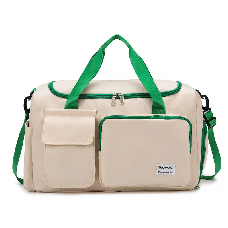 Travel Tote Tear-Resistant Lightweight Multiple Pockets