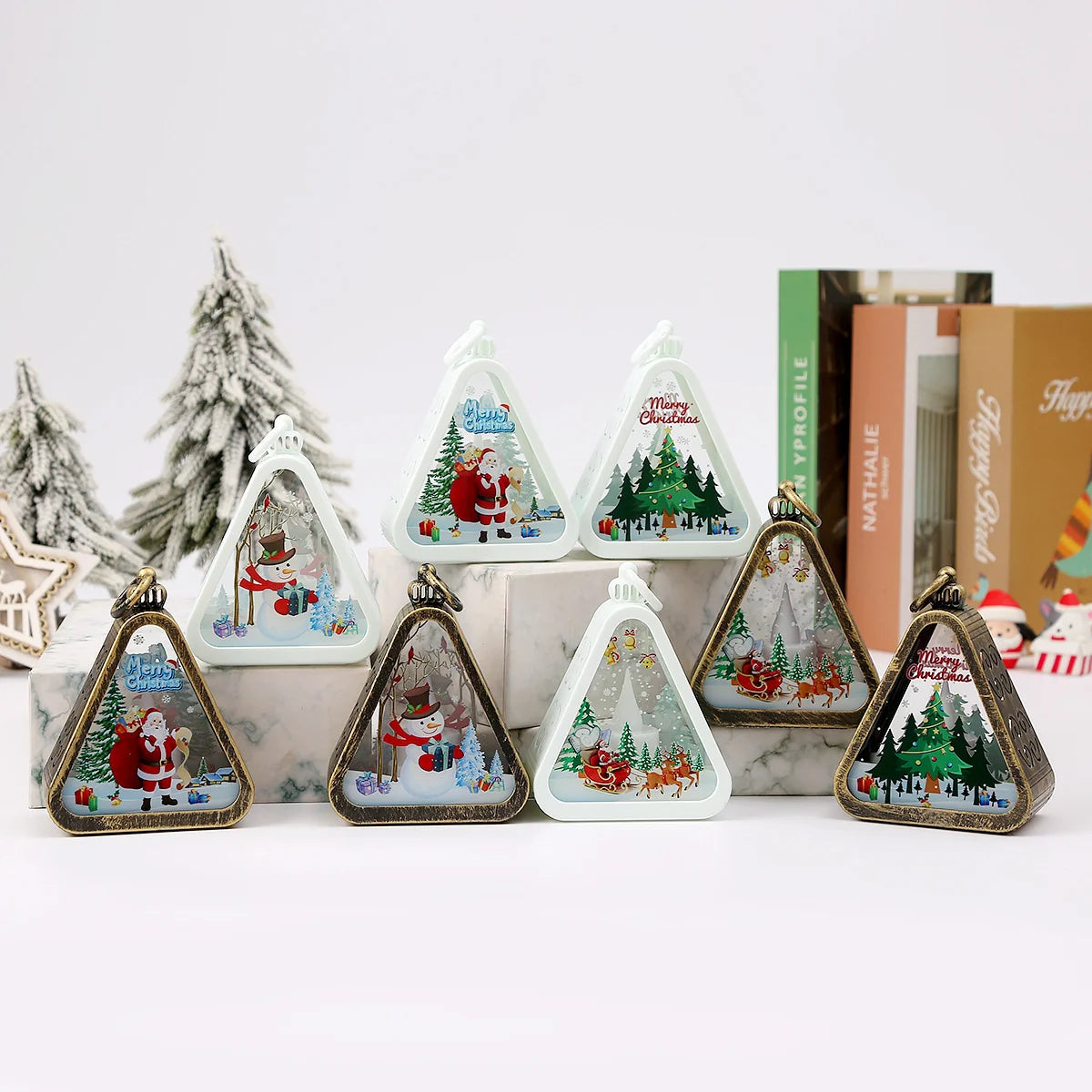 Triangle LED Lamp Soft Warm Light Easy On/Off