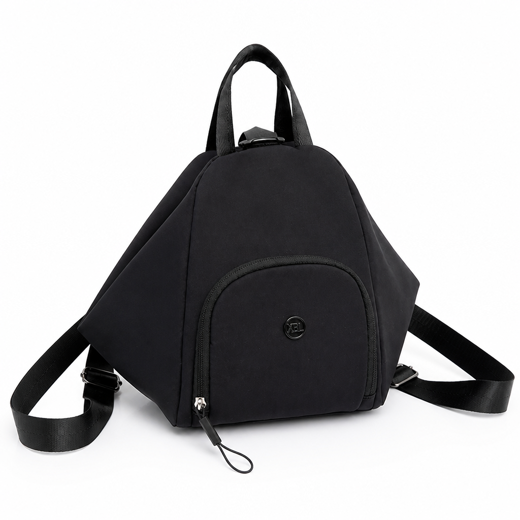 Triangle-Shaped Water-Resistant School Backpack