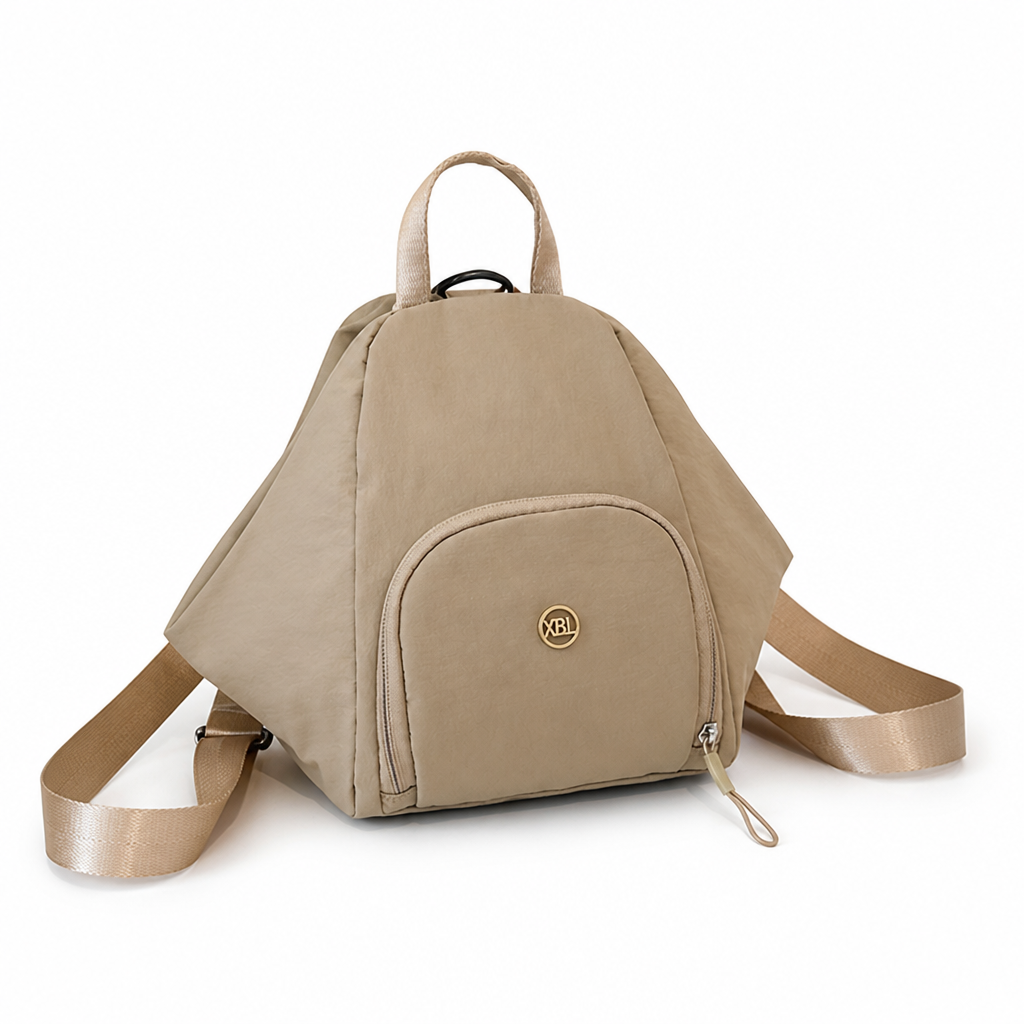 Triangle-Shaped Water-Resistant School Backpack