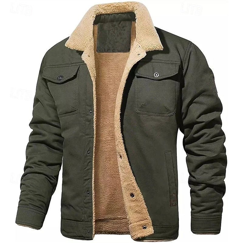 Trucker Jacket Sherpa-Lined Relaxed Fit
