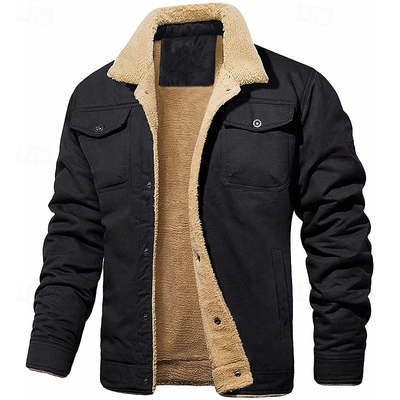 Trucker Jacket Sherpa-Lined Relaxed Fit