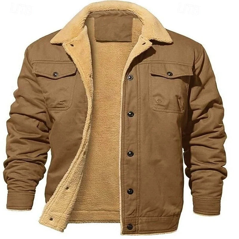 Trucker Jacket Sherpa-Lined Relaxed Fit