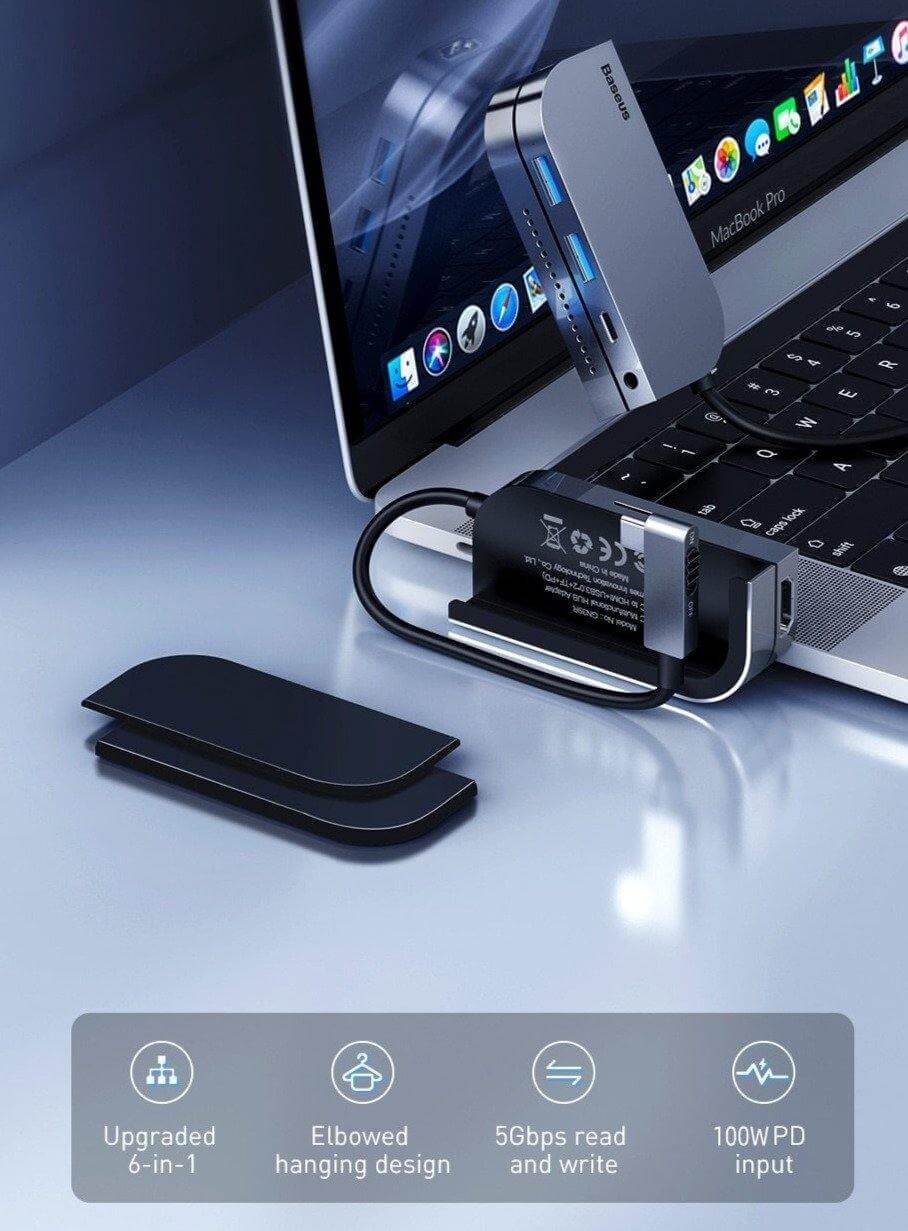 USB-C Hub Adapter Multiport 4K HDMI PD Charging