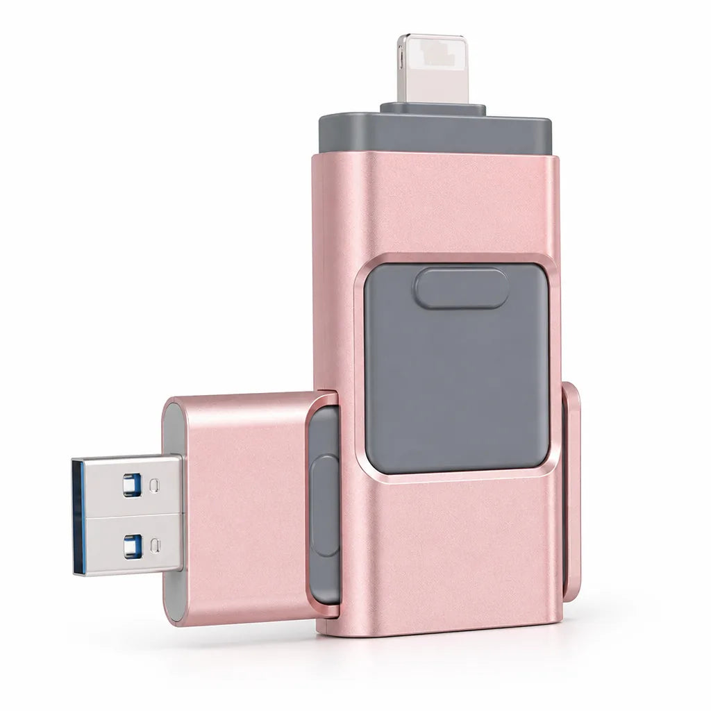 USB Flash Drive OTG Up To 256GB Aluminum Casing