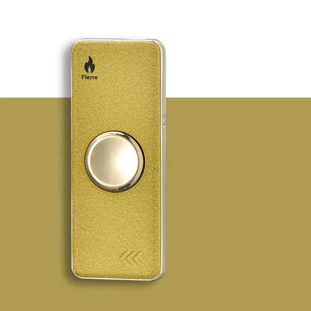 USB Lighter Fidget Spinner Windproof Metal Rechargeable