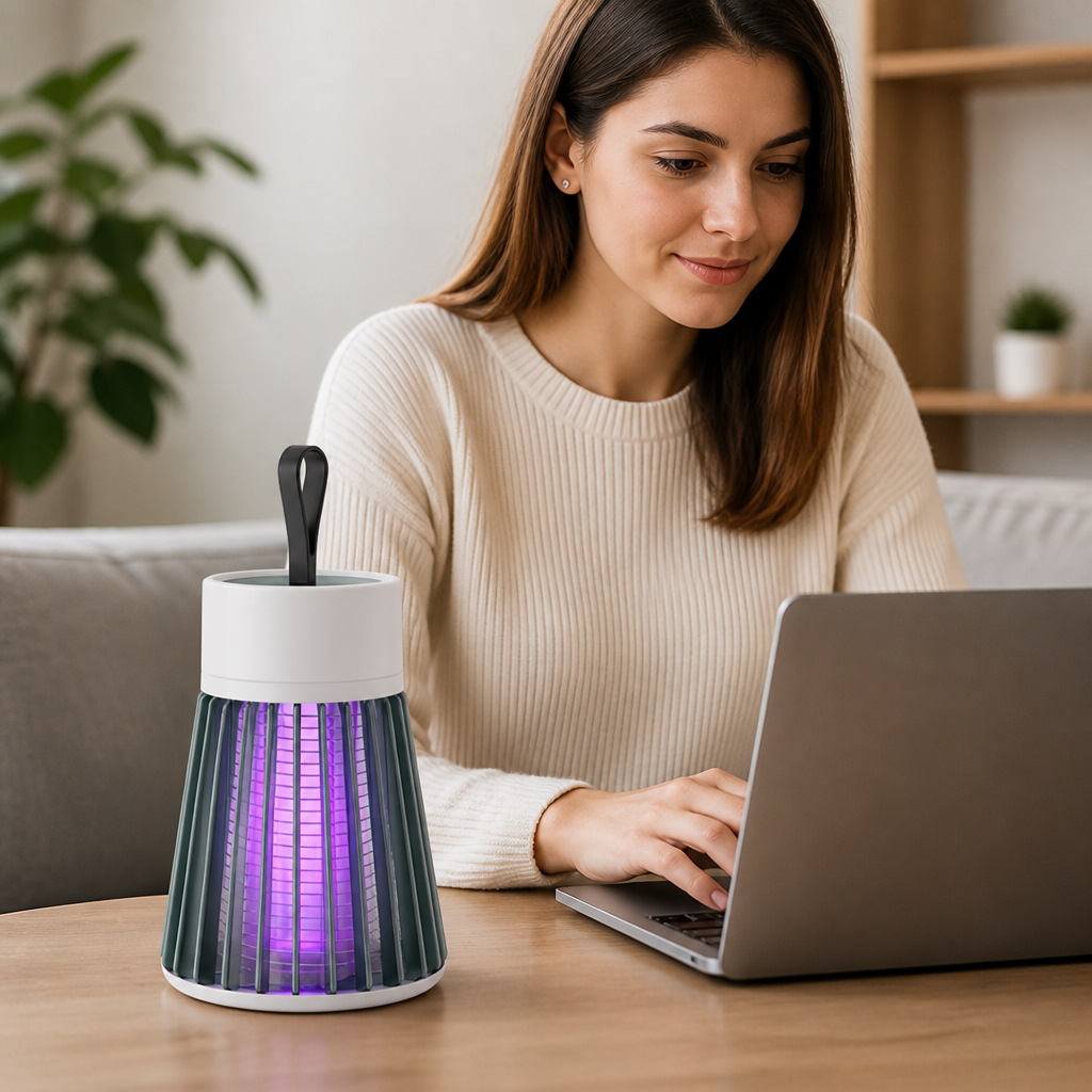 USB Rechargeable Portable UV Mosquito Lamp