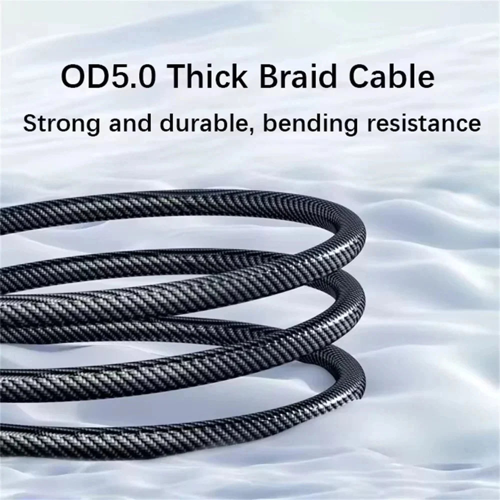 USB Type-C Cable 120W Fast Charging & Power Display