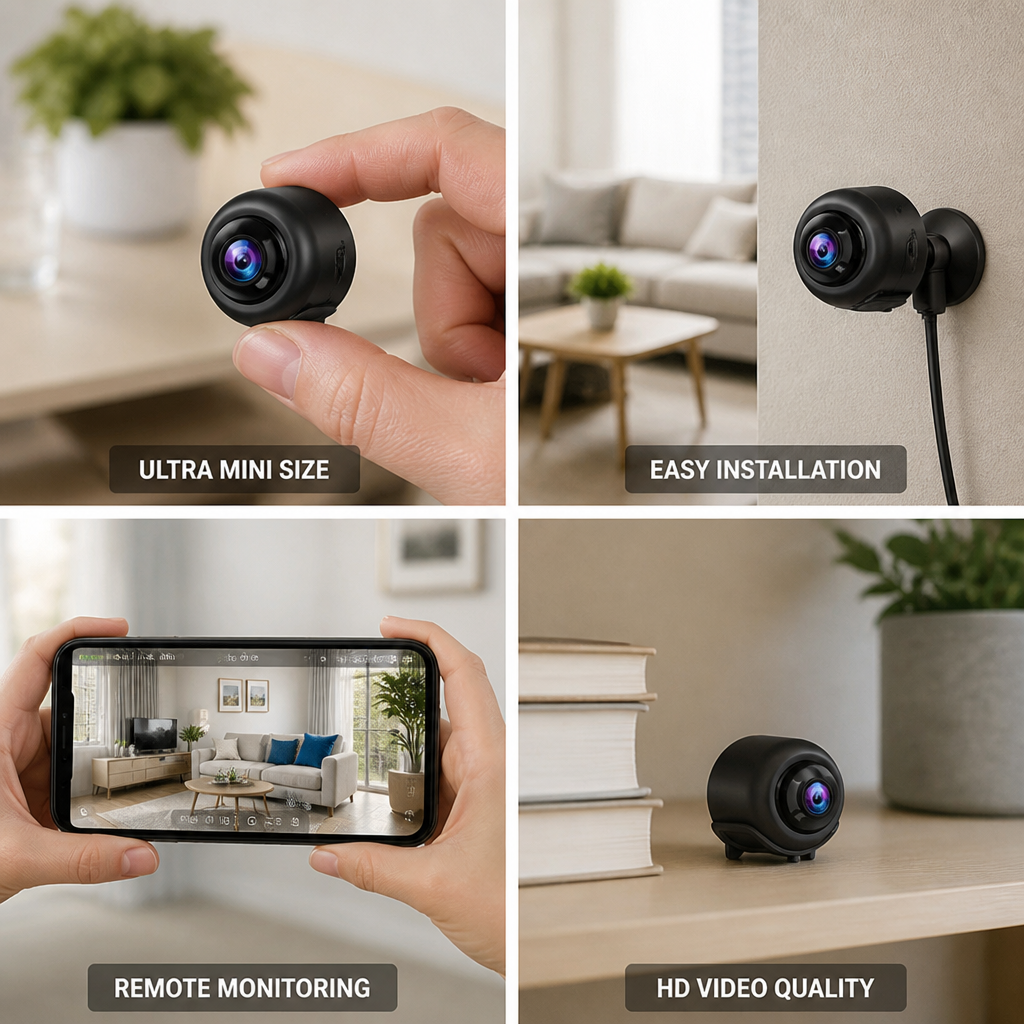 Ultra-Mini HD Wi‑Fi Security Camera