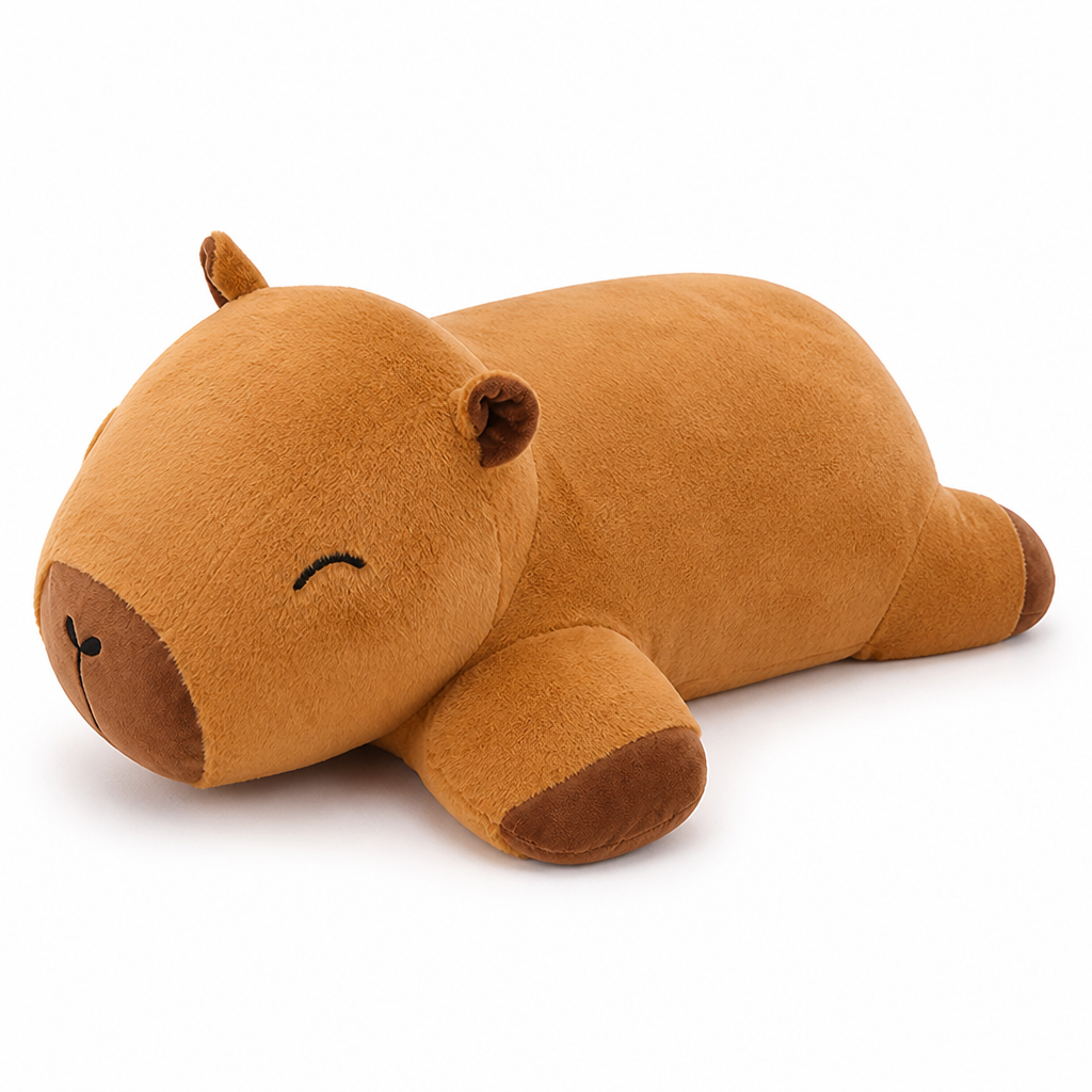 Ultra-Soft Supportive Capybara Plush Pillow (3 Sizes)