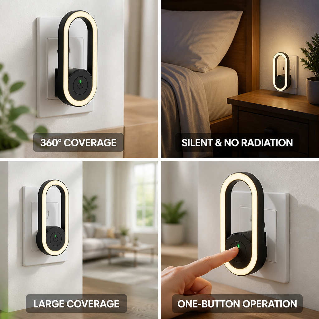 Ultrasonic 360° Plug-In Mosquito Repeller