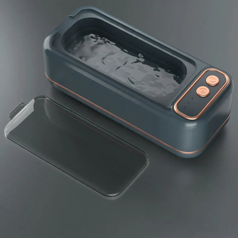 Ultrasonic Cleaner Adjustable Levels & Timer for Jewelry and Glasses
