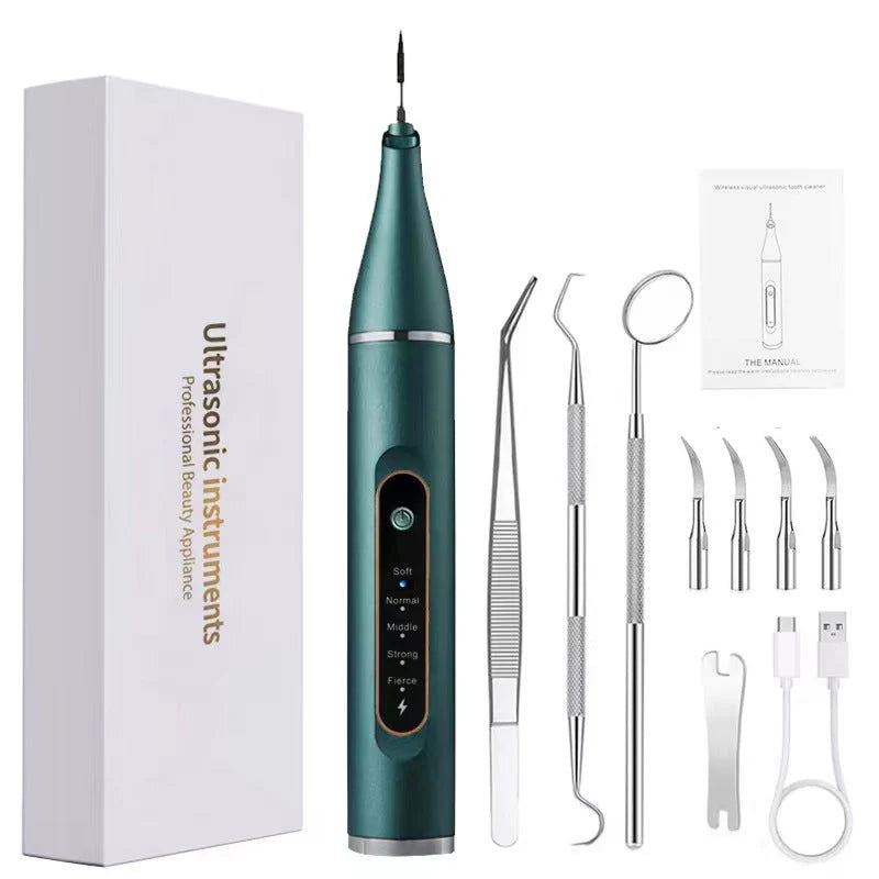 Ultrasonic Dental Cleaner 5 Cleaning Levels Rechargeable Cordless