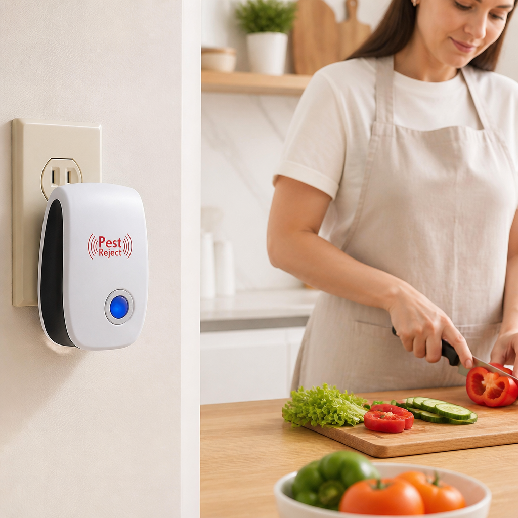 Ultrasonic Plug-In Pest Repeller (Pet-Safe, 17,222 Sq Ft Coverage)
