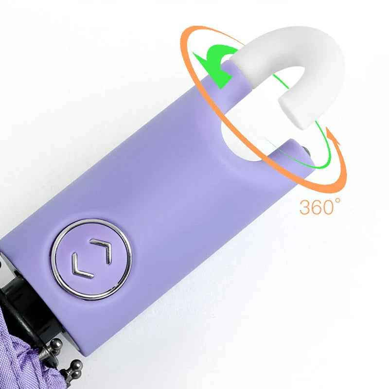 Umbrella Auto-Open 360 Degree Rotating Handle Water-Repellent
