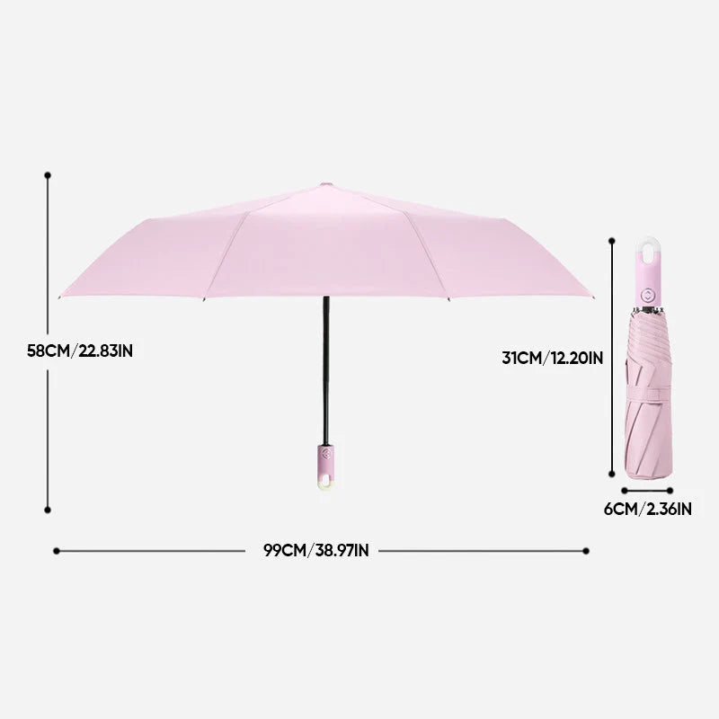 Umbrella Auto-Open 360 Degree Rotating Handle Water-Repellent