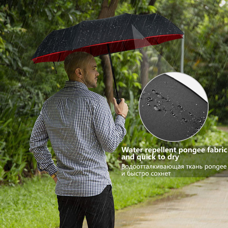 Umbrella Reverse-Folding Automatic Opening Wind-Resistant & UV-Protective