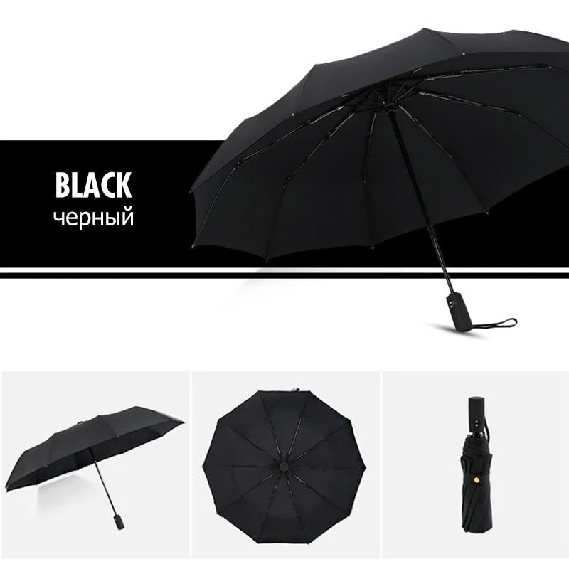 Umbrella Reverse-Folding Automatic Opening Wind-Resistant & UV-Protective