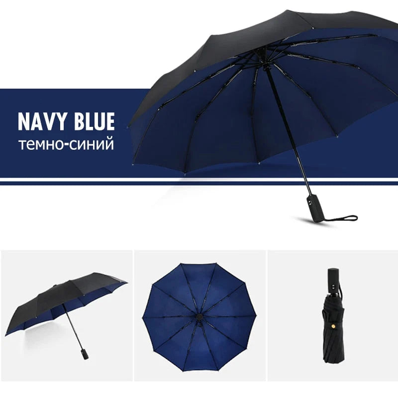 Umbrella Reverse-Folding Automatic Opening Wind-Resistant & UV-Protective