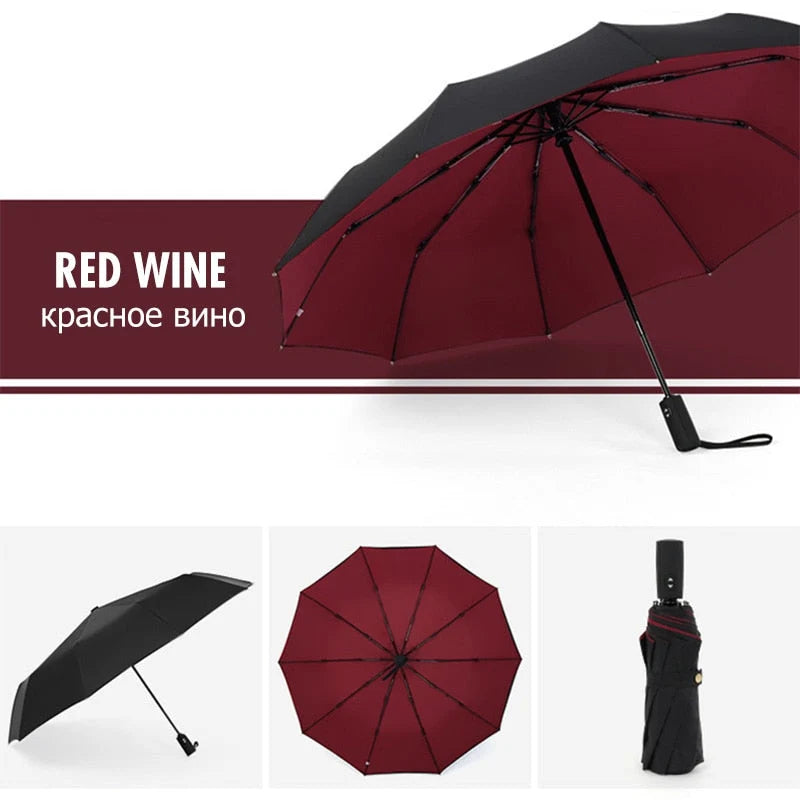 Umbrella Reverse-Folding Automatic Opening Wind-Resistant & UV-Protective