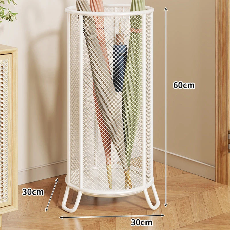Umbrella Stand Metal Mesh Freestanding Raised Ring Base