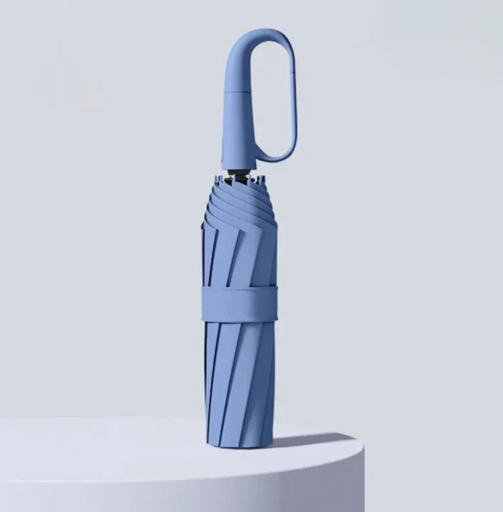 Umbrella Wind-Resistant Reflective Trim Compact Foldable Design