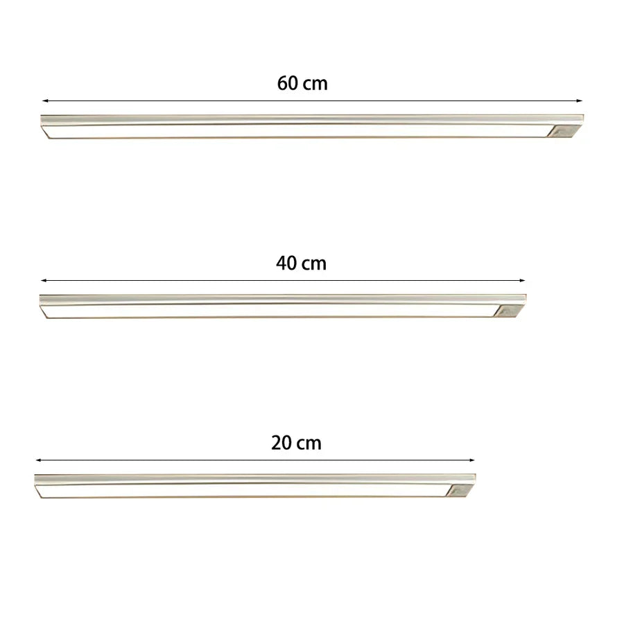 Under-Cabinet Motion Sensor Light Ultra-Slim Magnetic USB-C Rechargeable