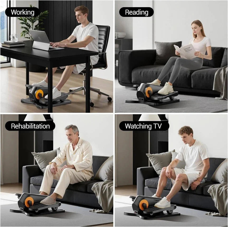 Under-Desk Elliptical Whisper-Quiet Remote & 12 Preset Programs