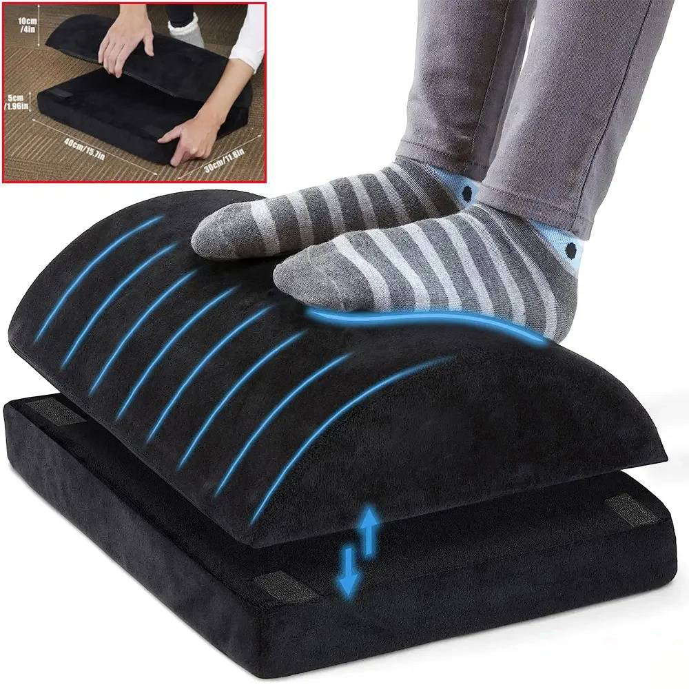 Under Desk Foot Rest Memory Foam Adjustable Height