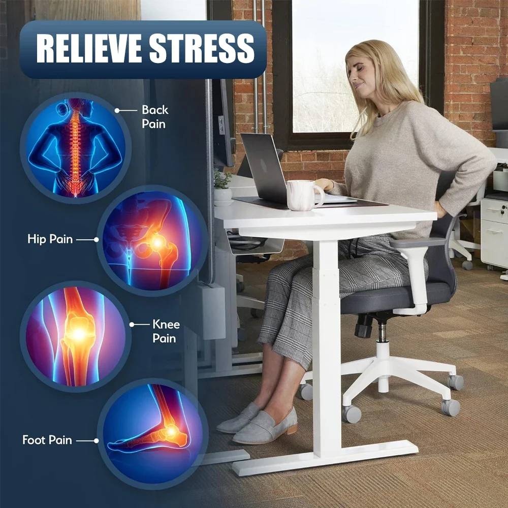 Under Desk Foot Rest Memory Foam Adjustable Height