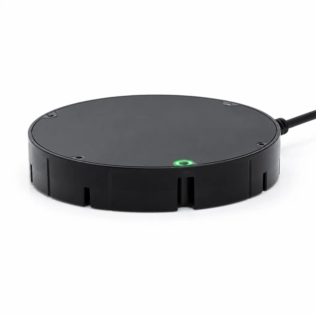 Under-Desk Wireless Charger Hidden Mounting Through Wood & Stone