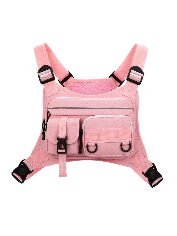 Utility Harness Bag Water-Resistant Multiple Pockets Adjustable Straps
