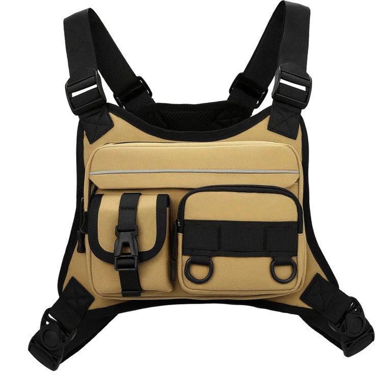 Utility Harness Bag Water-Resistant Multiple Pockets Adjustable Straps