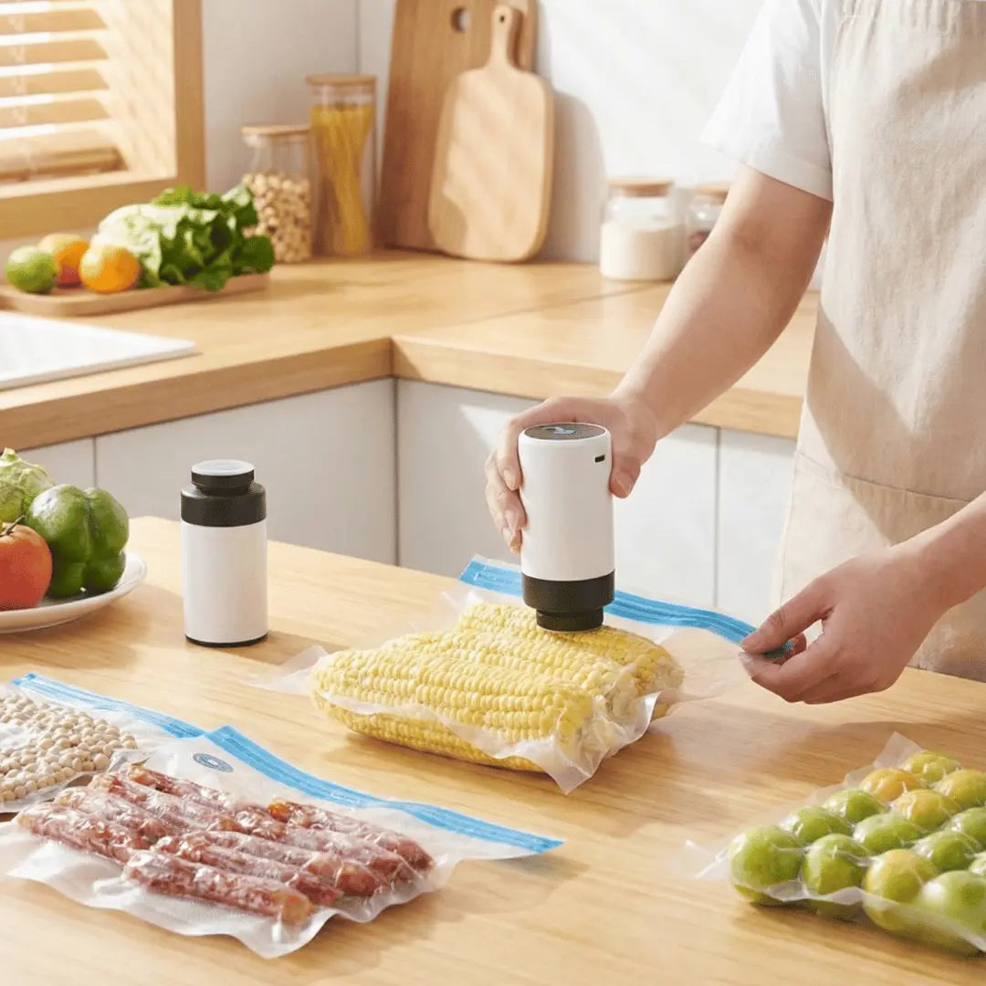 Vacuum Sealer Compact Cordless One-Touch Operation