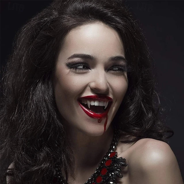 Vampire Fangs Retractable Trim-To-Fit Reusable