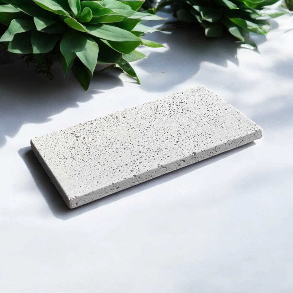 Vanity Tray Hand-Poured Concrete Rectangular Organizer