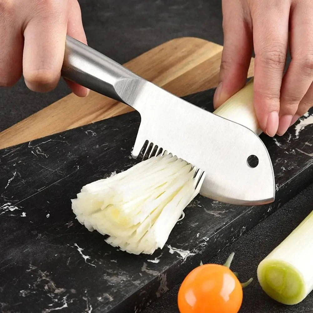 Vegetable Chopper Stainless Steel Blades Compact Design