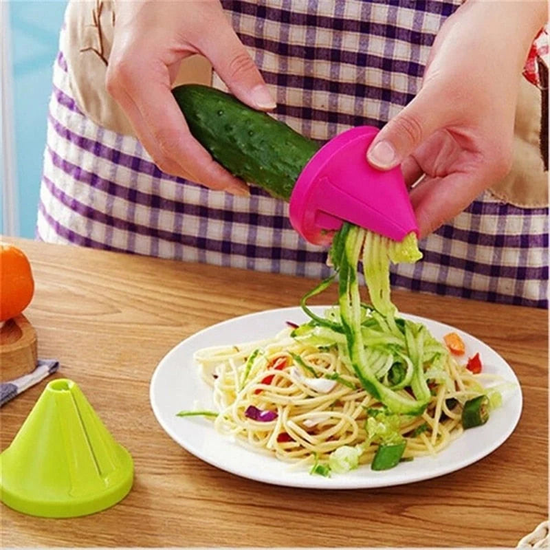 Vegetable Peeler Spiral Julienne Stainless Steel Blade
