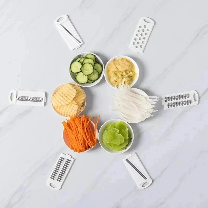 Vegetable Slicer 9-In-1 Stainless Steel Blades