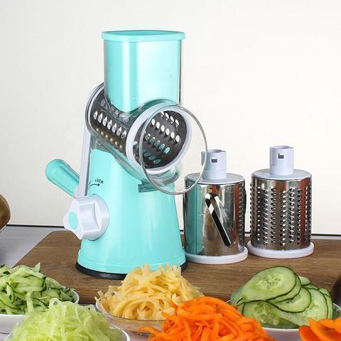 Vegetable Slicer Stainless Steel Blades Compact & Safe