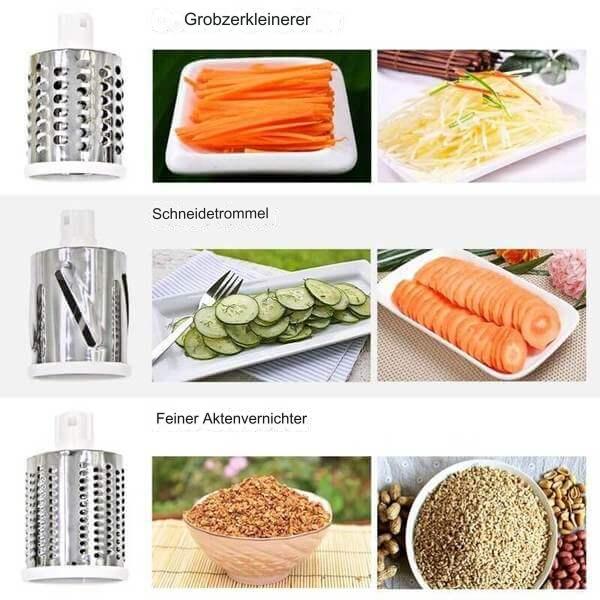 Vegetable Slicer Stainless Steel Blades Compact & Safe