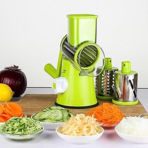 Vegetable Slicer Stainless Steel Blades Compact & Safe
