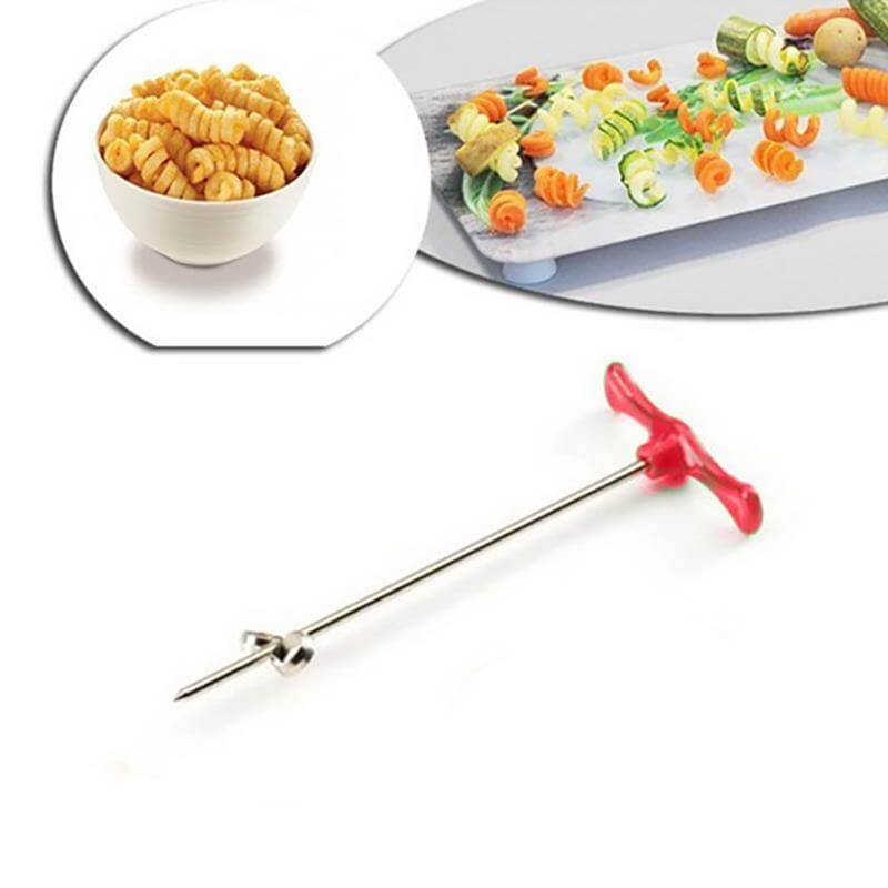 Vegetable Spiralizer Stainless Steel Manual Rotating Cutter