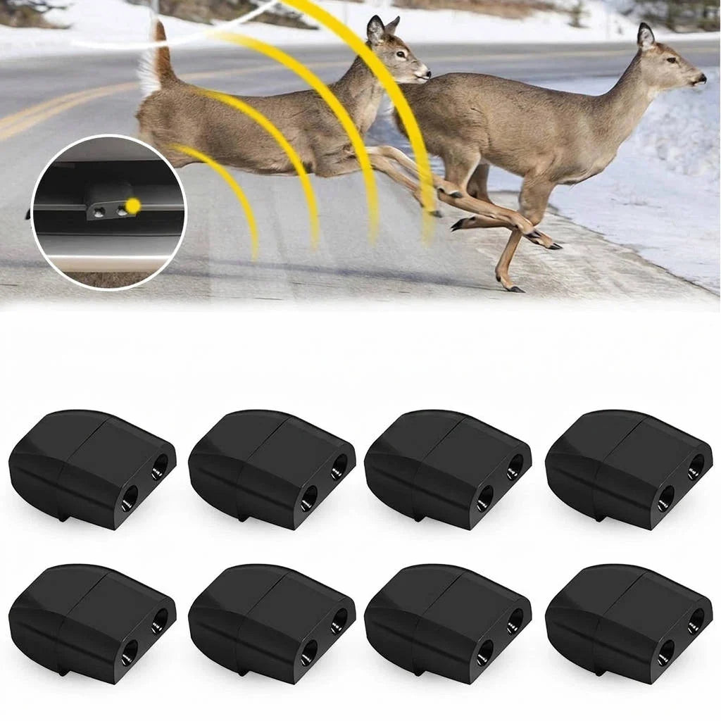 Vehicle Deer Whistles Speed-Activated 8-Piece No-Drill Tape Mount