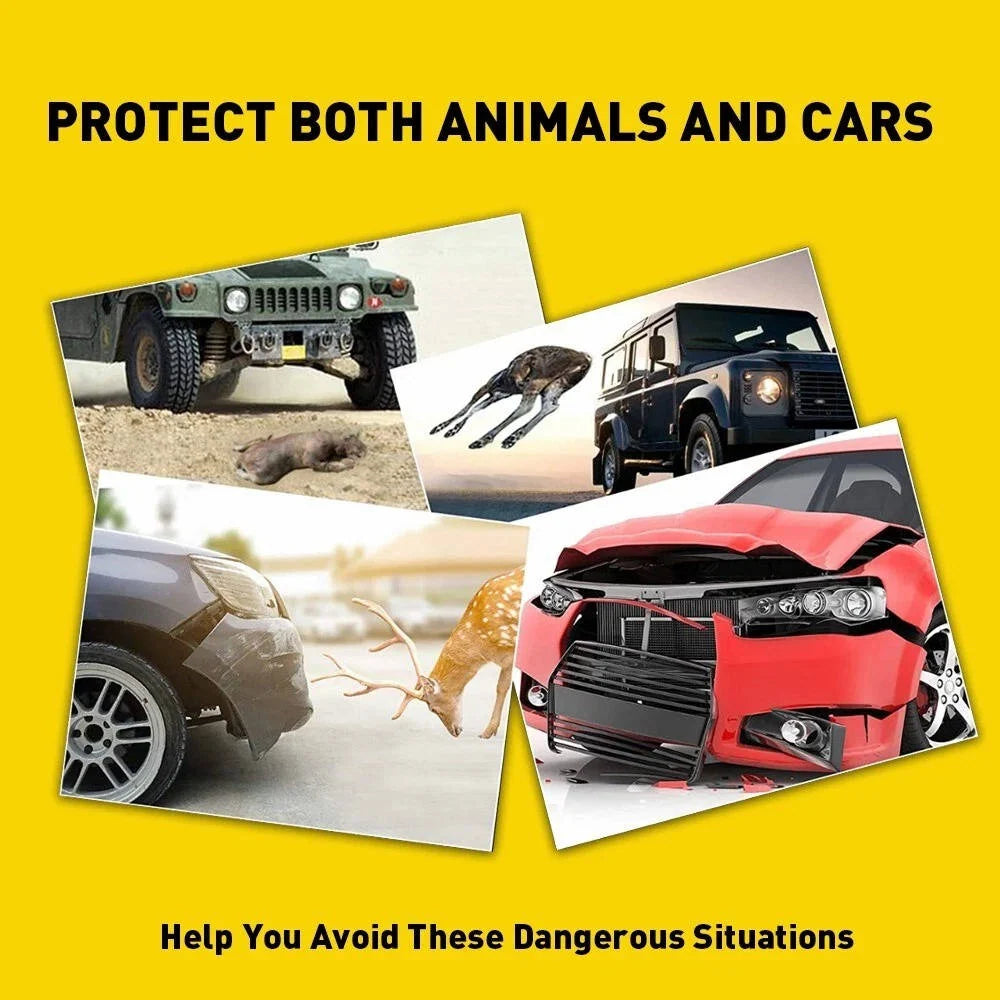 Vehicle Deer Whistles Speed-Activated 8-Piece No-Drill Tape Mount