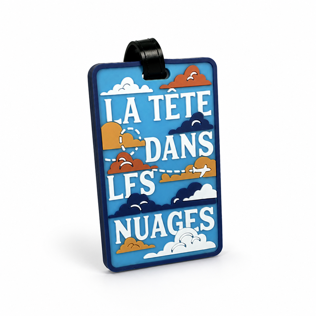 Vibrant Durable Luggage Tag (Secure Strap & Transparent ID Window)