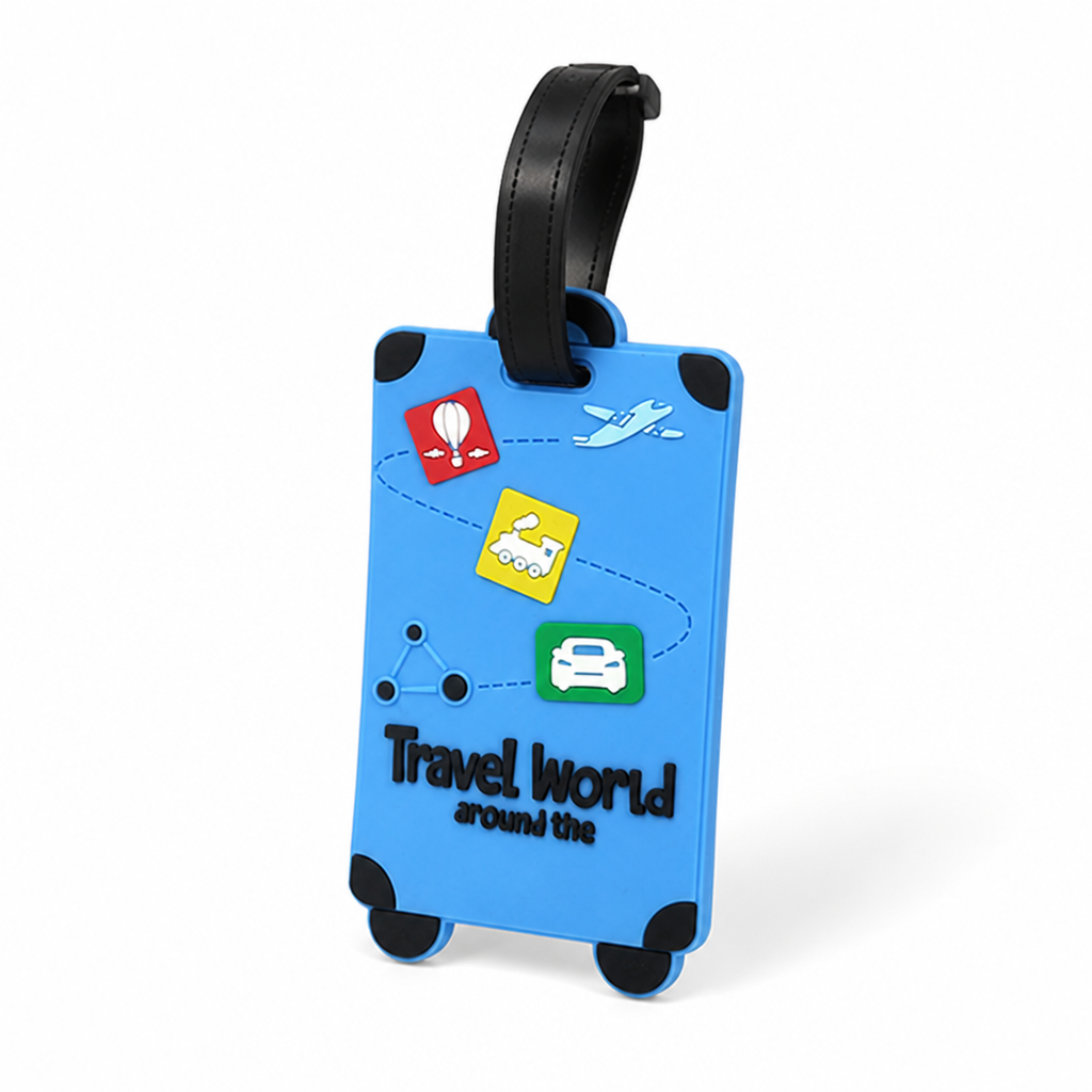 Vibrant Print Clear ID Window Luggage Tag