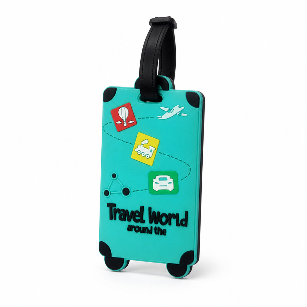 Vibrant Print Clear ID Window Luggage Tag