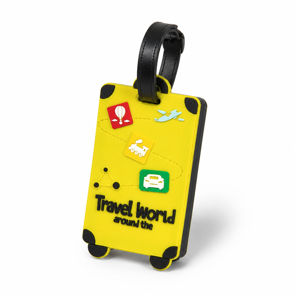 Vibrant Print Clear ID Window Luggage Tag
