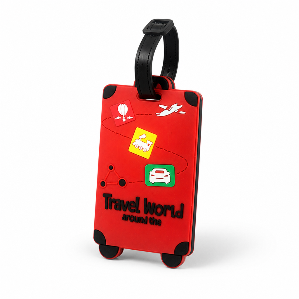 Vibrant Print Clear ID Window Luggage Tag